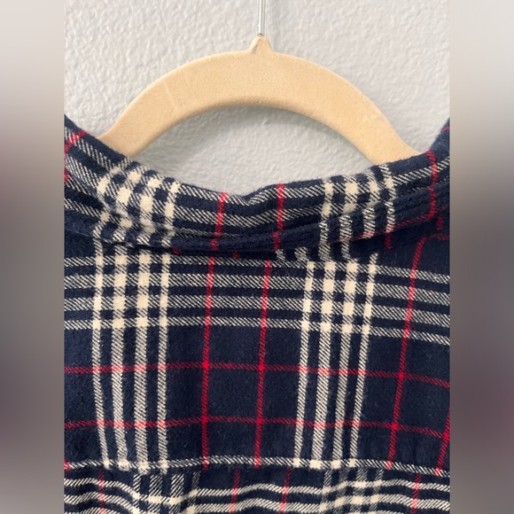American Eagle Men’s L Red/Blue Flannel - Picture 4 of 7